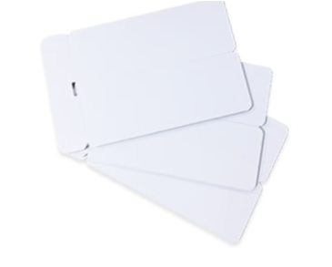Cards .76mm PVC Double Name Badges CR80 (500 Pack)
