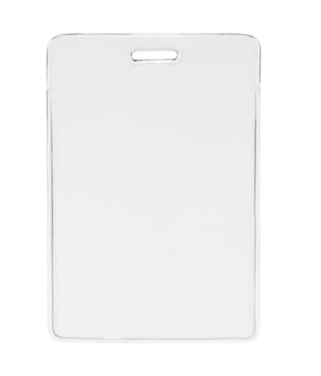 Card Holder Portrait Soft Clear Durable (100 Pack)