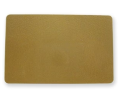 Cards 1.00mm PVC Gold CR80 (250 Pack)