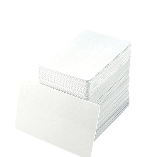 Cards .76mm Recycled PVC White CR80 (500 Pack)
