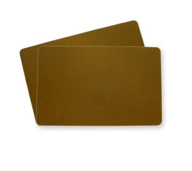 Cards .76mm PVC Bronze CR80 (500 Pack)