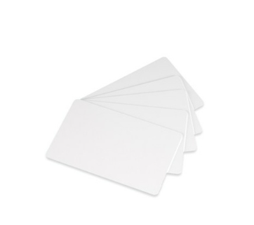 Cards .76mm WiD PVC Plain White CR80 (500 Pack)