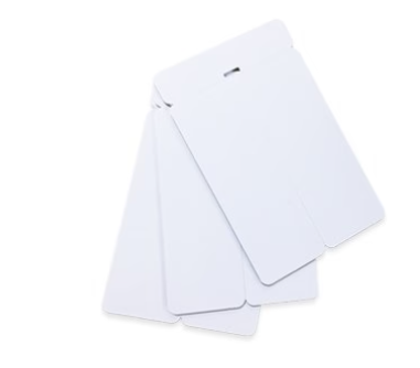 Cards 1.30mm PVC White Double Name Badge (250 Pack)
