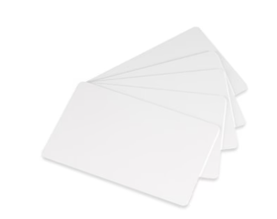 Cards 1.30mm PVC White CR80 (250 Pack)