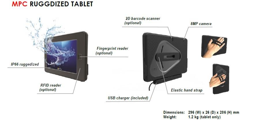 Mpc Ruggdized Tablet