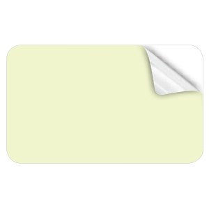 Plain White 0.38mm Adhesive Cards - 500 pack
