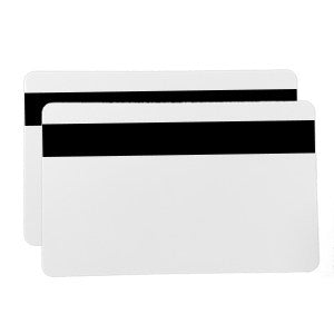 Plain White 0.76mm Mag Stripe Hi-Co Cards - 500 pack