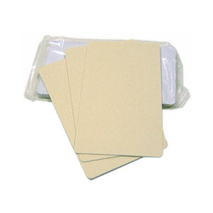 Plain White 0.38mm Adhesive Cards - 500 pack
