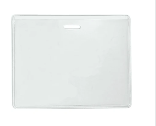 Card Holder Landscape Soft Clear Clamshell (100 Pack)