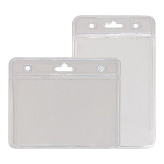 Card Holder Landscape Soft Clear (100 Pack)