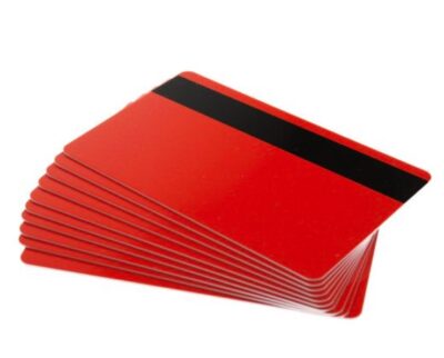 Cards .76mm PVC HiCo Red CR80 (500 Pack)